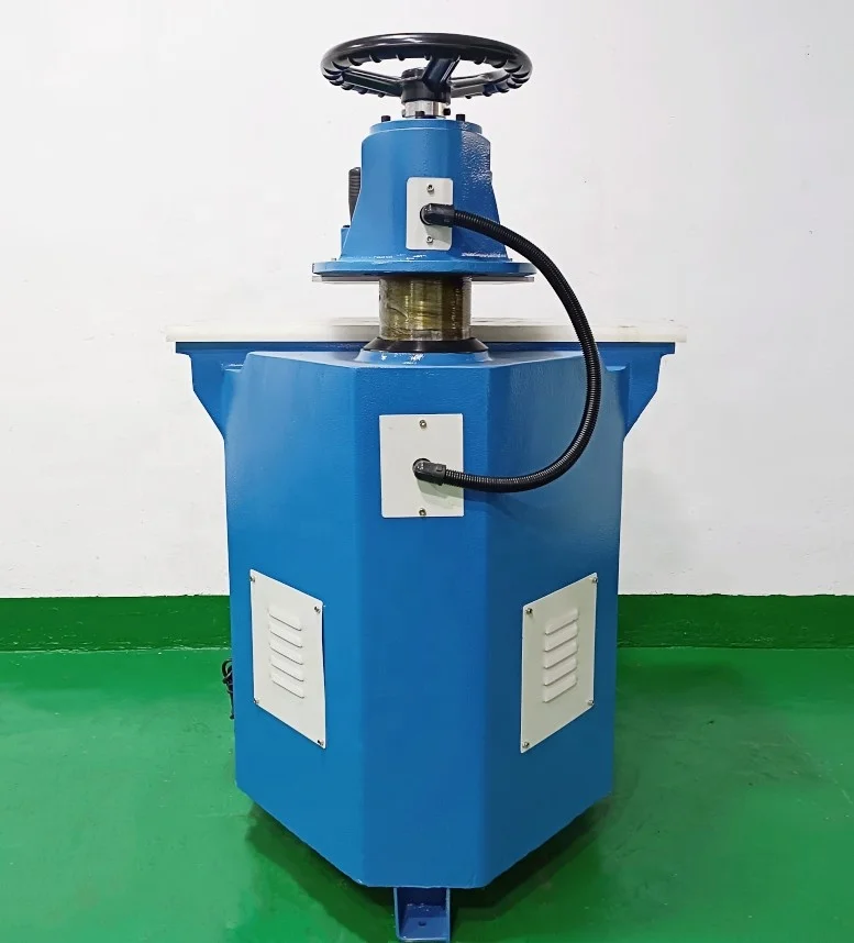 Manual Patterns Swing Arm Die Cutter Leather Cloth Clicker Press Cutting Machine Textile Clicking Press With Swing Head