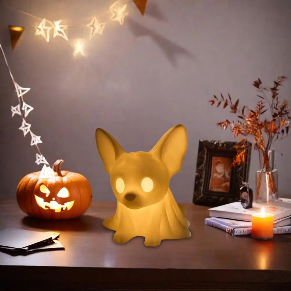 Decoration Light Halloween Dachshund Ghost Lamp Set Led Puppy Night Lights for Dog Lovers Spooky for Halloween for Bedroom - Image 6