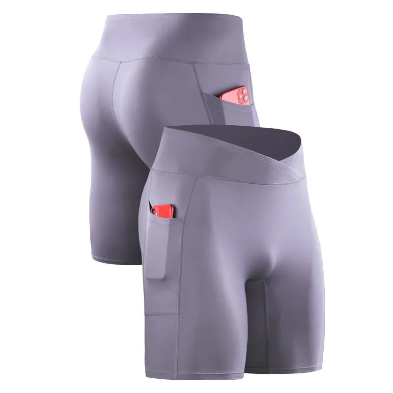 Men Outdoor Running Shorts Pocket GYM Exercise Fitness Leggings Basketball Hiking Trainning Sport Soccer Compression Clothing 15