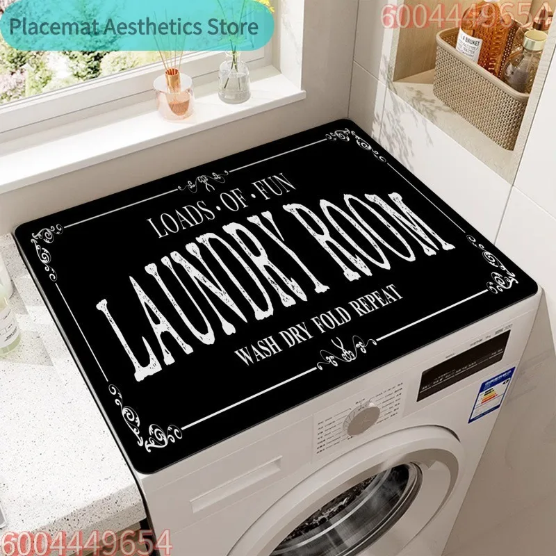 Washing Machine Refrigerator Dust Kitchen Carpet Coffee Tray Drainage Pad Oven Microwave Countertop Pad Washing Machine Cover