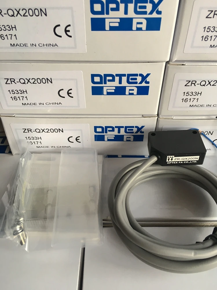 New original OPTEX Optoelectronics Switch ZR-QX200N ZR-QX200P00P transparent body test