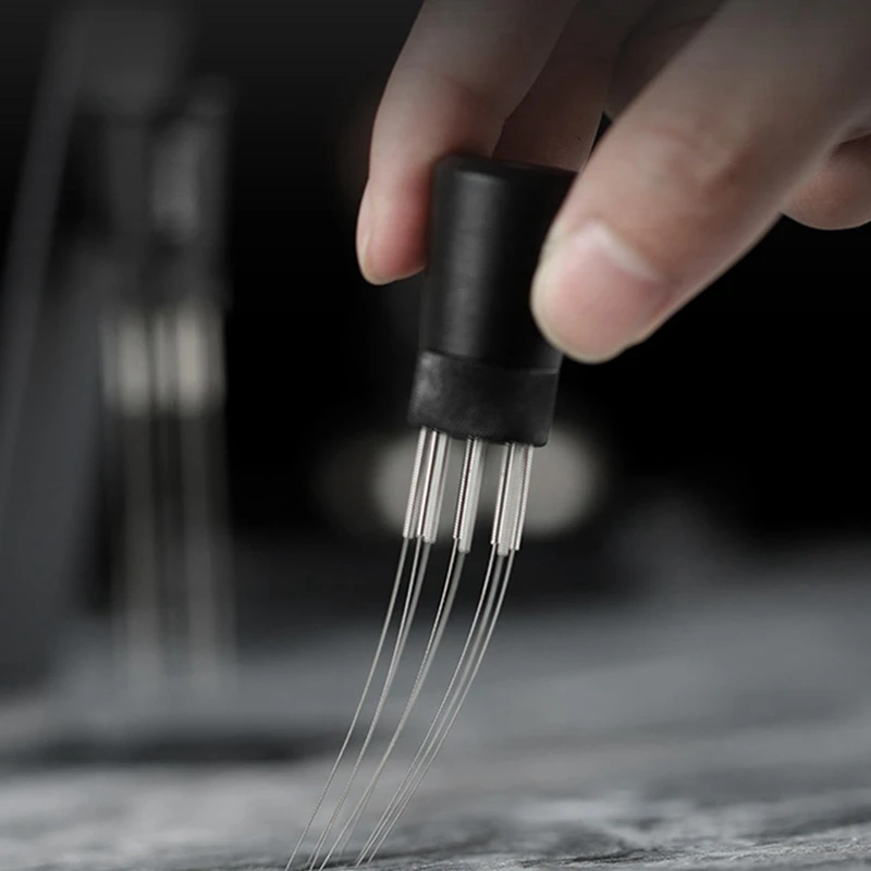 LUDA 1 шт. Распределитель игл для эспрессо-магнитная металлическая мешалка для кофе-распределитель черного кофе для рабочего места