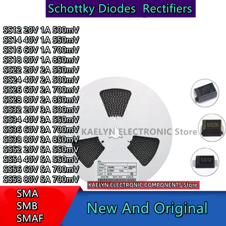 2000PCS Schottky Di…