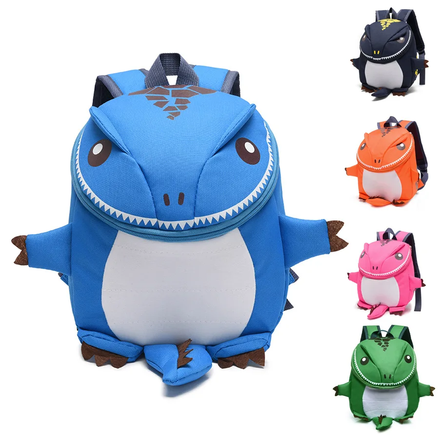 

Cartoon Children's Backpack for Preschoolers (Ages 2-5) Unisex Cartoon Dinosaur Backpack Trendy Parent-Child Travel Bag