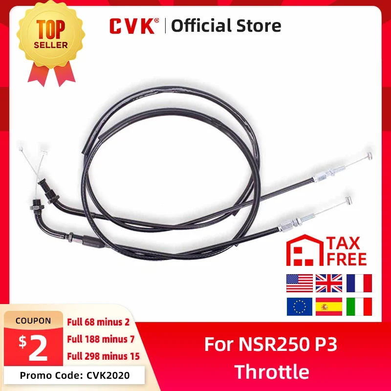 CVK Throttle Cable Oil Return Line Oil Extraction Wires For HONDA NSR250 MC21 P3 NC21 three boy Motorcycle Accessories