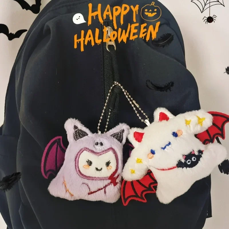 Sanrio Hallo Kitty Cinna moroll Halloween kleinen Teufel Plüsch Puppe Mädchen Tasche Tasche Dekoration Kawaii Plüsch Schlüssel bund Kinder Spielzeug Geschenke