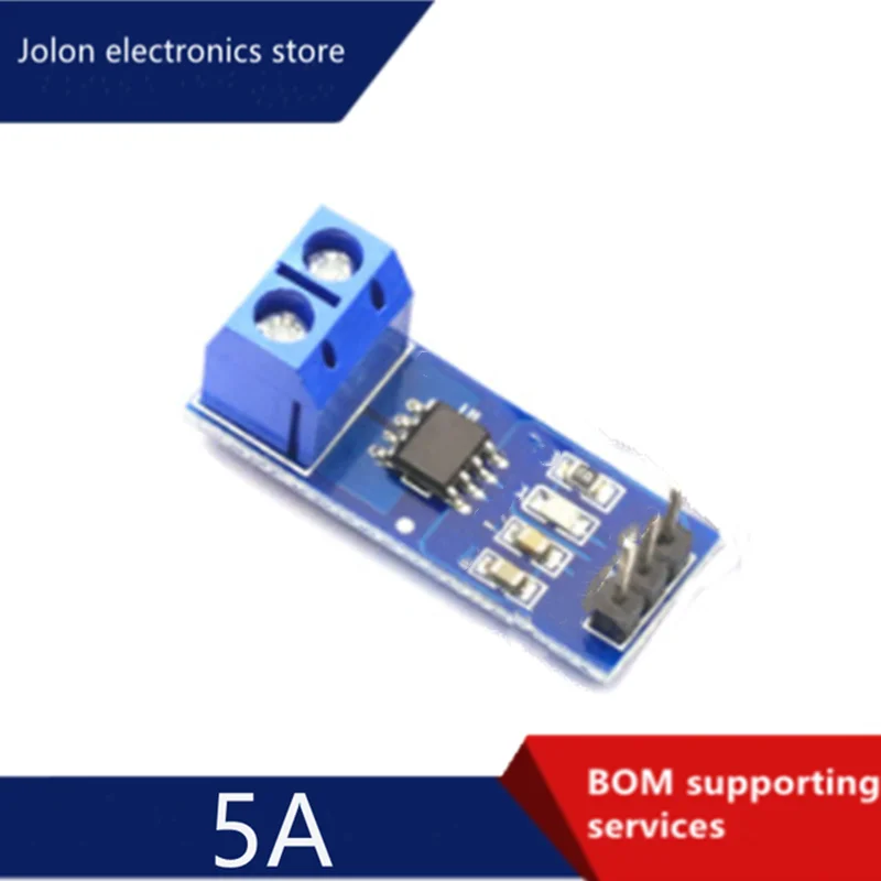 Acs712 módulo 5a 20a 30a faixa de detecção de corrente placa salão sensor atual novo