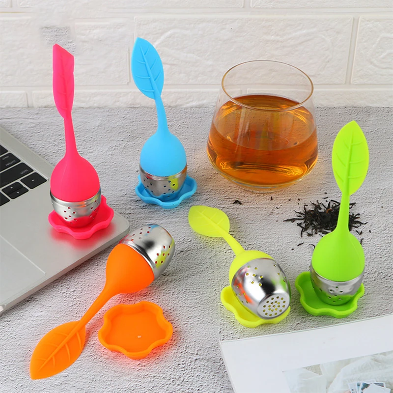 2 قطعة قابلة لإعادة الاستخدام سيليكون الشاي Infuser الإبداعية إبريق الشاي على شكل كيس شاي عشبي القهوة تصفية الناشر مصفاة تصفية الشاي الملحقات #2