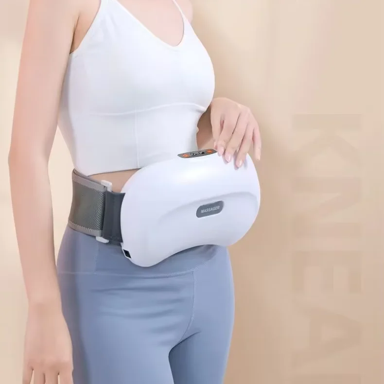

2025 электрический подогрев тела, массажный пояс, нефритовый роликовый вибрационный массажер для живота, машина