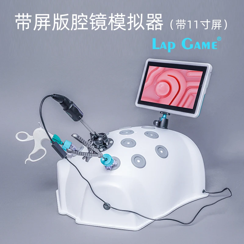 Lap Game Laparoscopic Surgery Simulation Training Instrument/Thoracoscopic Training Box Simulator Practice 30 Degrees