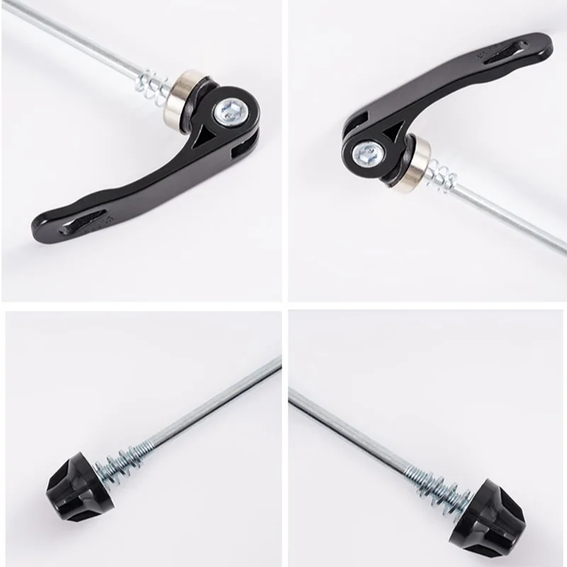 1 Pair Bicycle Quick Release 190*150mm Aluminum+Galvanized Iron Block MTB Hub Extended Quick Release Skewer Bike accessories