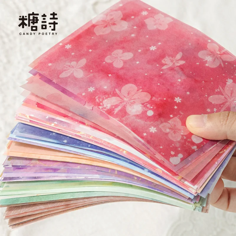 20pcs/lot Vintage Colorful Ombre Decorative Papers, for Hand - account and Scrapbook Decoration