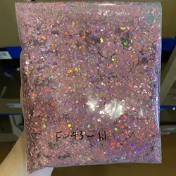 50g Laser Resin Mixed Hexagon Sequins Holographic Nail Glitter Shiny Red Mermaid Nail Decoration Accessories Bulk wholesale FD43