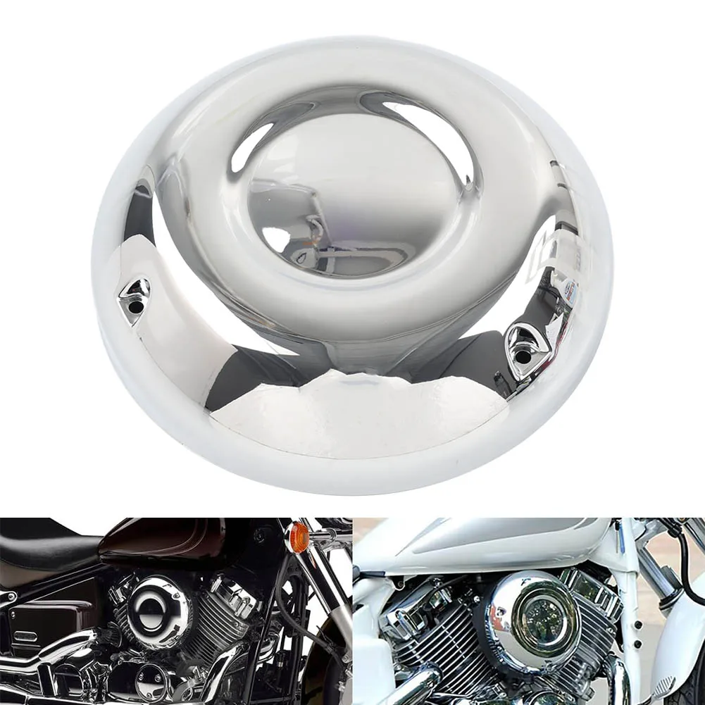 Motorbike Filter Air Cleaner Cover Cap For Yamaha XVS650 / XVS650A Custom Classic ABS Chrome