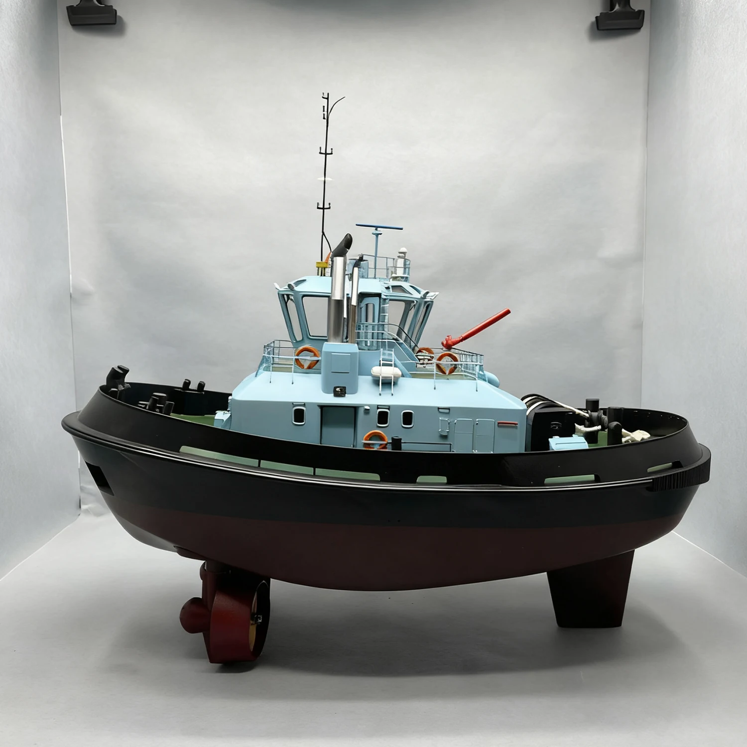 RC السفن 75 سنتيمتر فرش السيارات Damen2412 Tugboat التحكم عن بعد قارب الراتنج ثلاثية الأبعاد الطباعة صب RC Schiffe نموذج RTR السفينة لعبة هدية