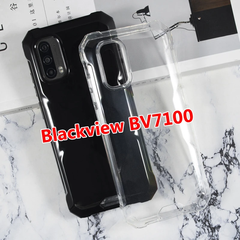 Anti-knock Soft Black TPU Phone Case For Blackview BV7100 Back Cover Bumper Case For Blackview BV 7100 Blackview Silicone Caso