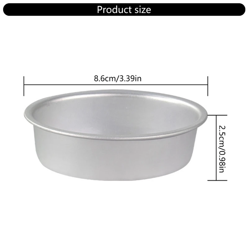 10 Chiếc Hình Bầu Dục Bánh Chảo Bánh Phô Mai Nướng Khuôn Nhôm Phô Mai Hộp Hộp Khuôn Trang Sức Giọt