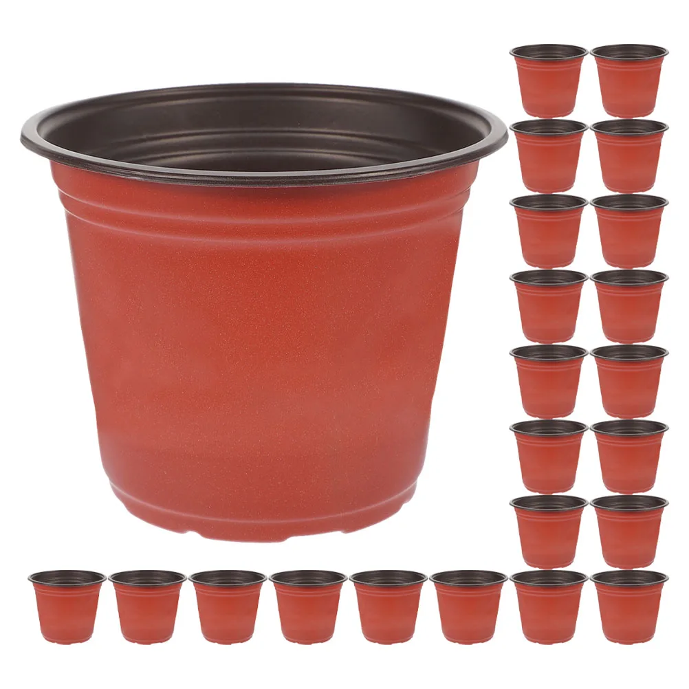 150pcs Plastic Seedling Pots With Drainage Holes Succulent Planting Containers Nursery Flower Pots For Home Garden Indoor