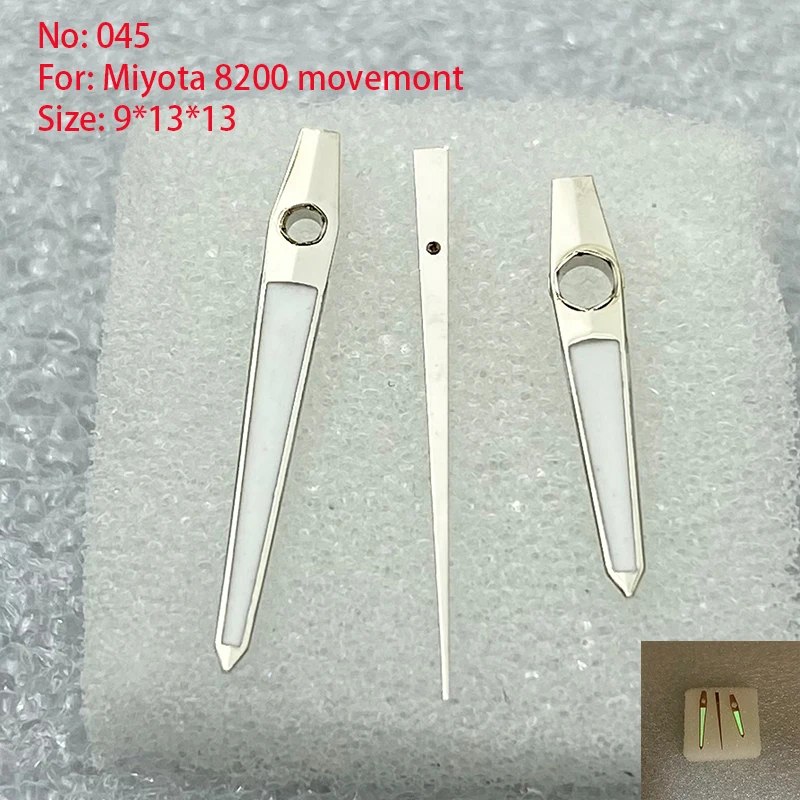 

Watch Accessories Watch Hands 3 Pin Men Miyota 8200 Movement Watch Repair Parts Size 9.0mm*13.0mm*13.0mm/NO.045