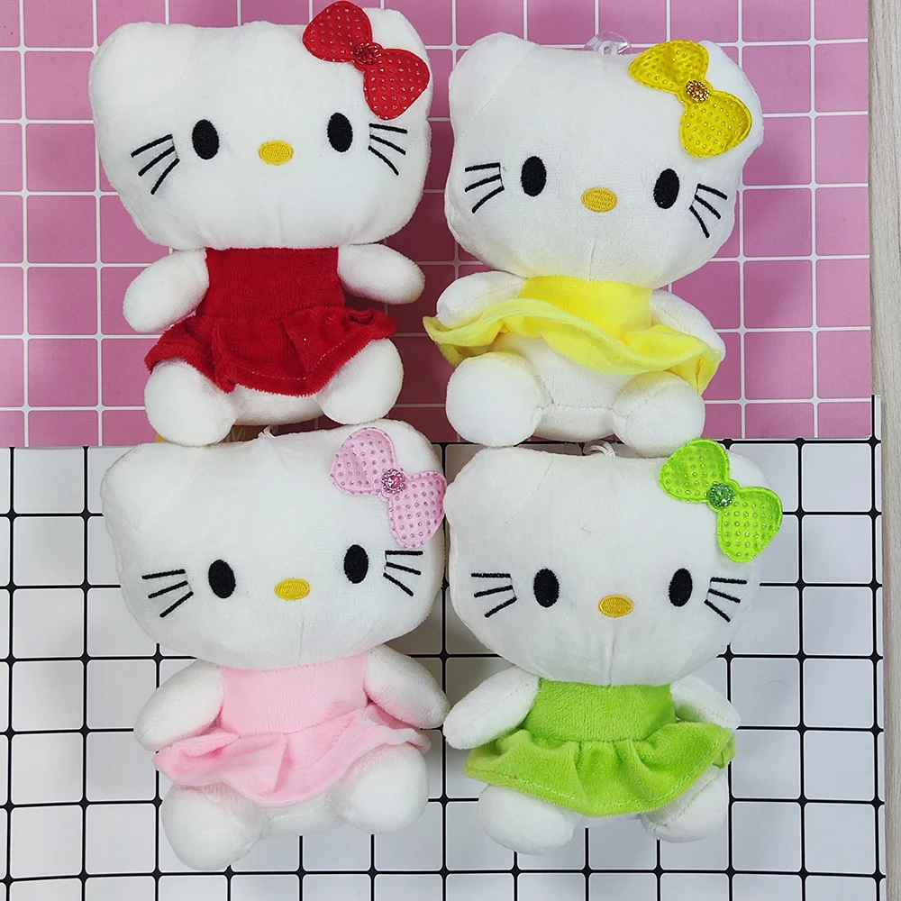 

Sanrio Keychain Hello Kitty Kawaii 18Cm Plush Toys Cute Stuffed Cartoon Plushes Pendant Gifts for Girls Friends Children