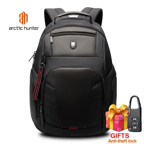 आर्कटिक हंटर 2023 नया बड़ी क्षमता वाला मल्टीफंक्शनल पुरुषों का बैकपैक बैग वाटरप्रूफ स्मार्ट ट्रैवल बैकपैक 17 इंच लैपटॉप 10 best sales आर्कटिक शिकारी - №10