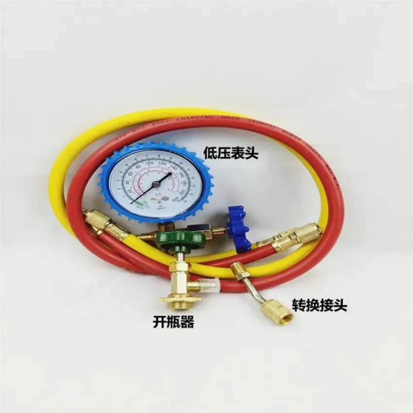 Refrigeration Air Conditioning Manifold Gauge Maintenence Tools Freon Adding Filling Equipment for R22/R134/R600 Car Tools Kit