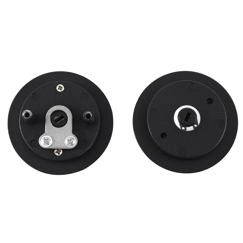 

-FQYL Invisible Door Lock Round Flat Open Door Lock Square Bedroom Door Lock Home Door Bathroom Universal