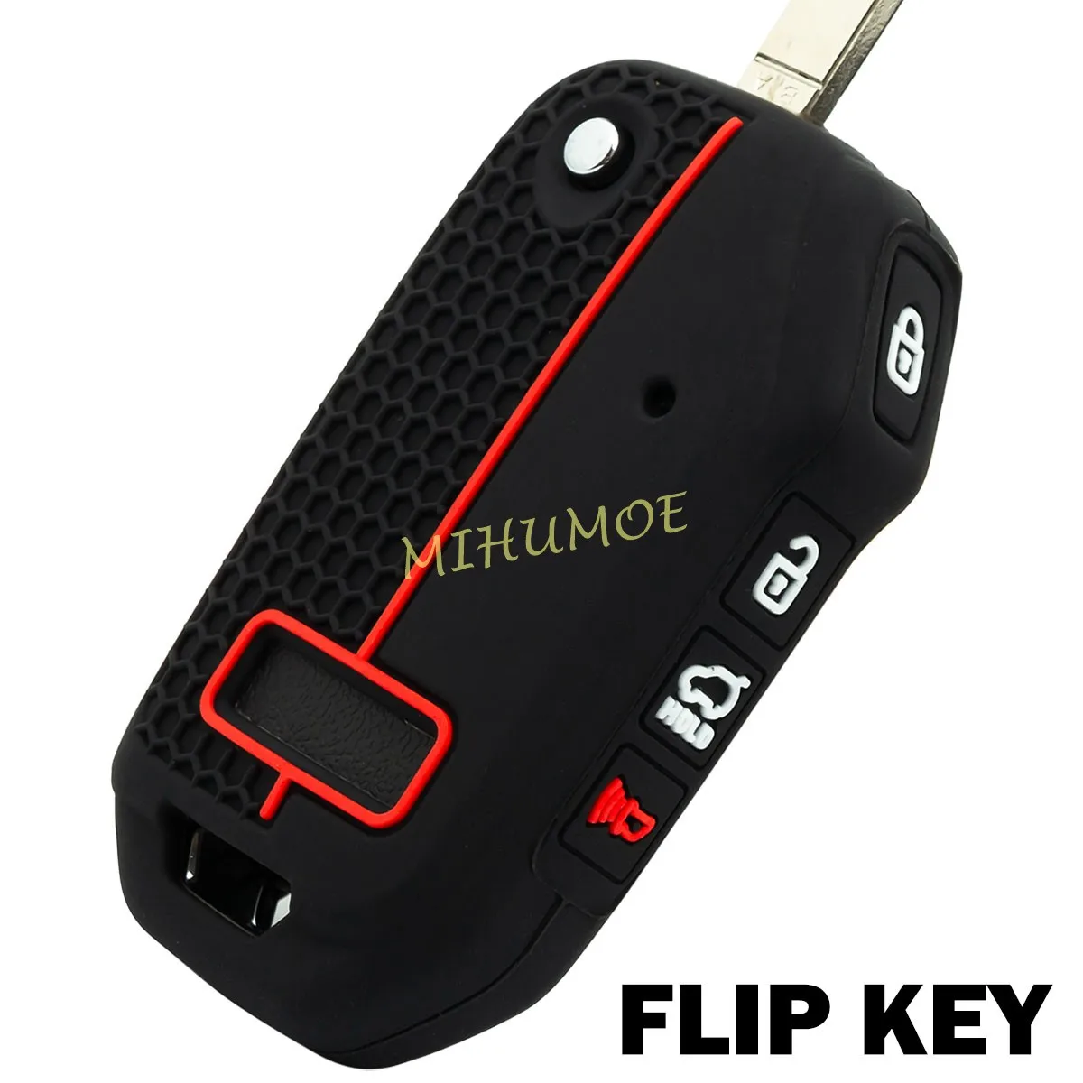 4 Buttons Car Key C… - image