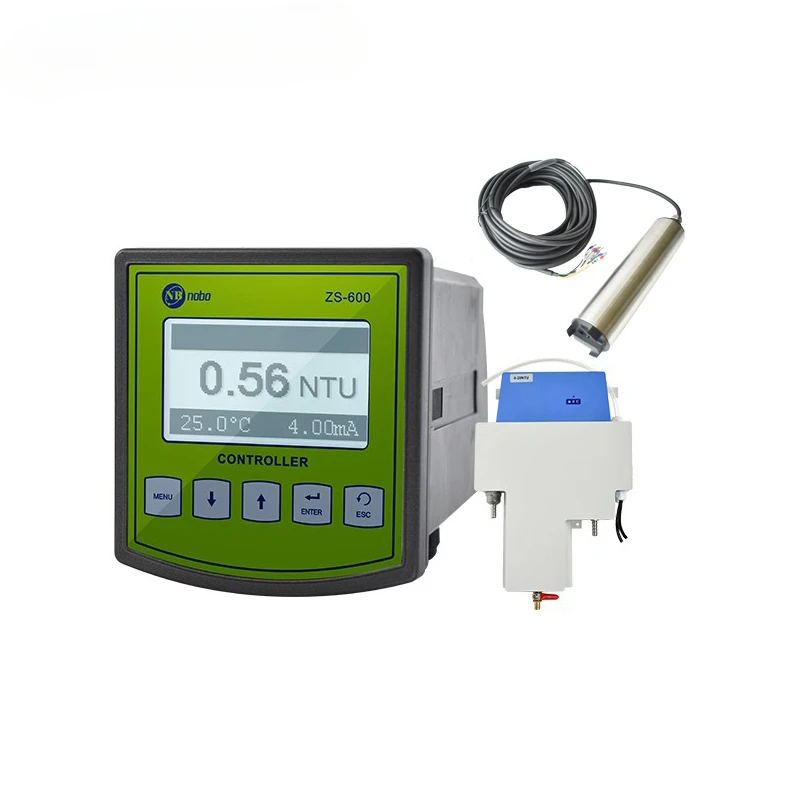 Online water turbidity analyzer NOBOTECH industrial online turbidity tester ZS600 turbidimeter for water treatment