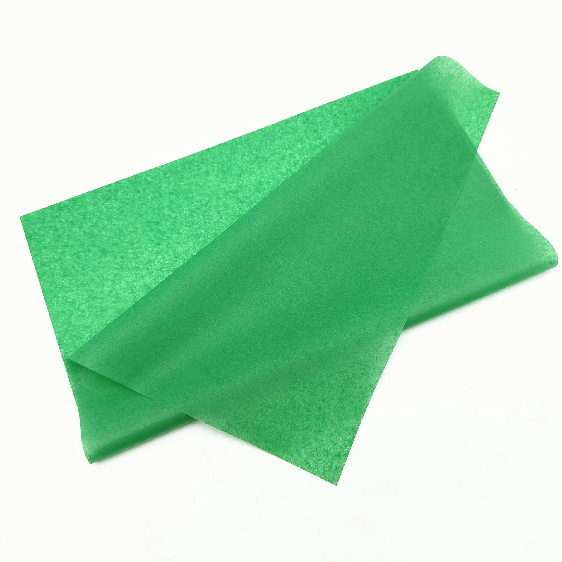 100 Sheets Green Solid Color Tissue Paper 35x50cm Thin Craft Tissue Sheets for Gift Box Filler Floral Bouquet Wrapping DIY Art