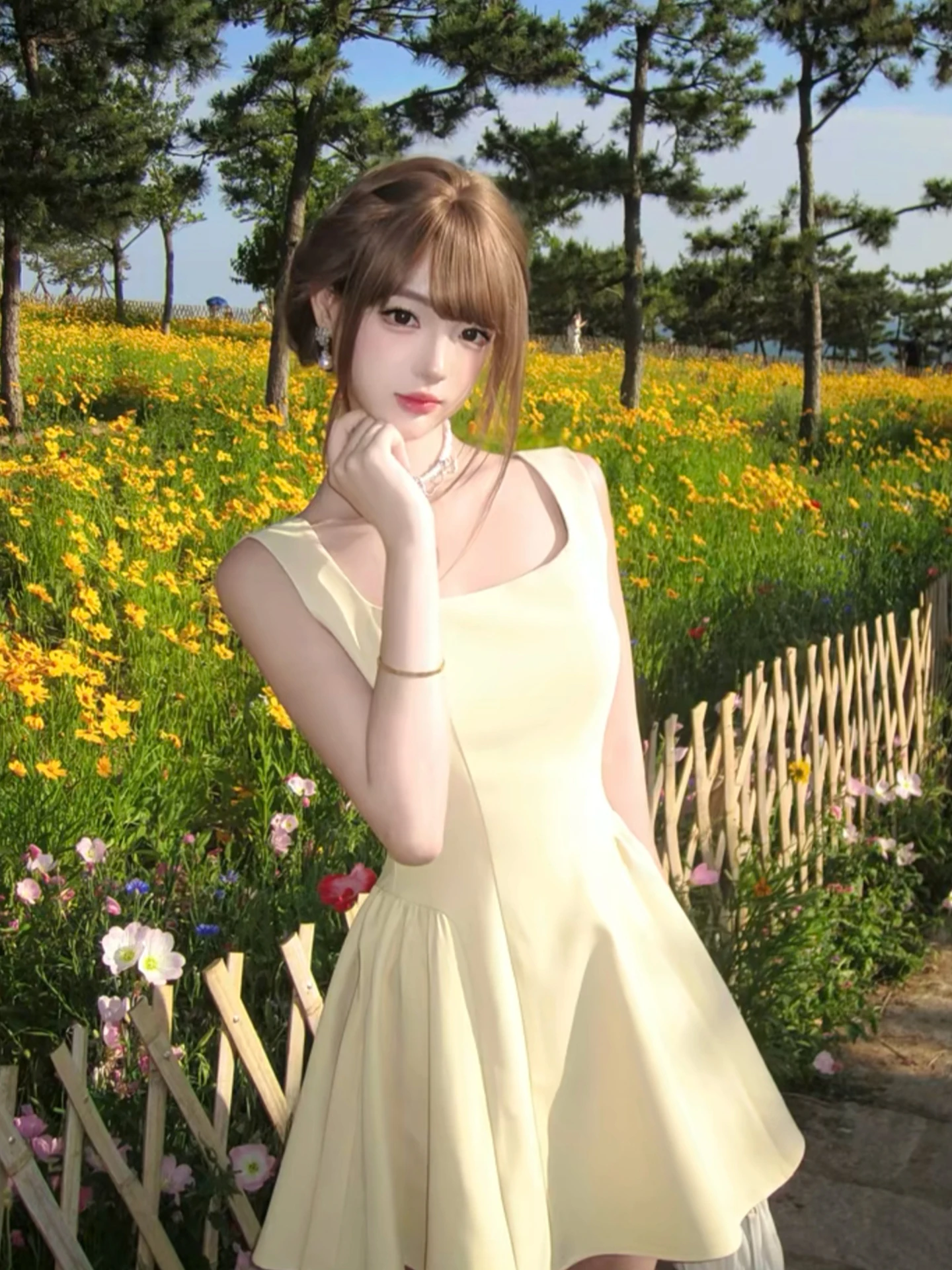 

XZY Sweet Gentle Sle Square Collar Strap Dr Женское летнее платье больших размеров с квадратным вырезом и завязками на талии, омолаживающее, с эффектом утяжки талии, в стиле принцесс