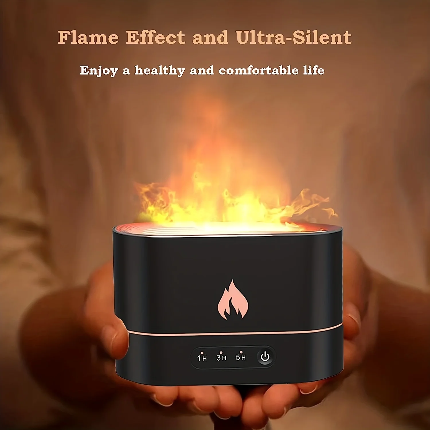 1 Buah Pelembap Udara Api USB 7 Warna untuk Kamar Tidur, Perjalanan, Dekorasi-Hadiah Sempurna untuk Guru, Liburan, dan Acara Khusus