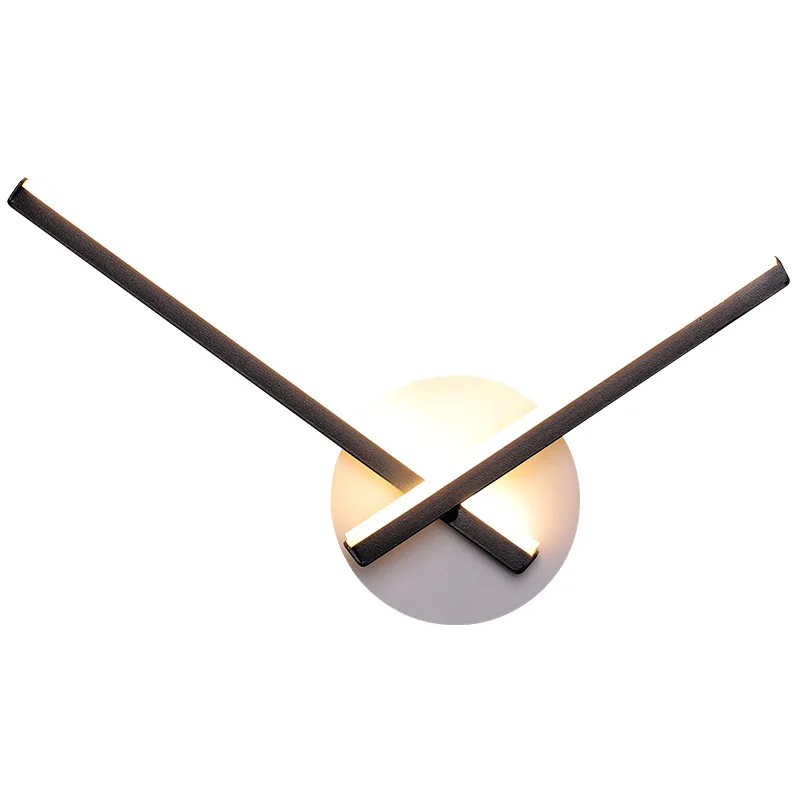 

LED creative bedroom wall lamp, modern minimalist art background wall study reading lamp, aisle bedside night light