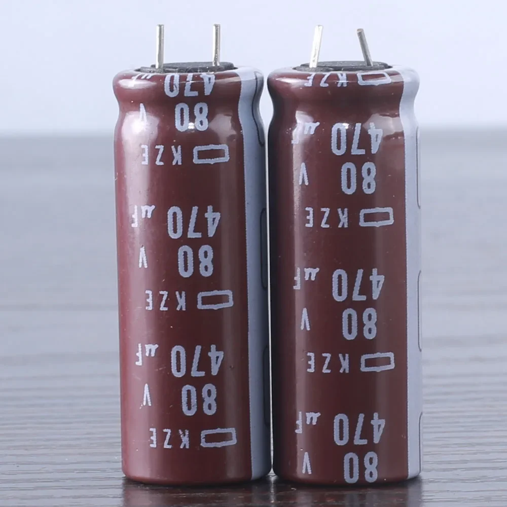 4pcs Nippon Chemi-Con NCC KY 470mfd 80V 470UF electrolytic Capacitor 12.5X35mm