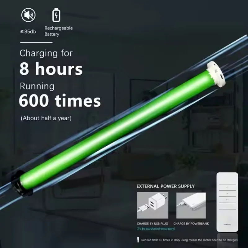 حار بيع 100٪ البوليستر طبقة مزدوجة ليلا ونهارا مع نظام تطبيق WI-FI APP ستائر التحكم عن بعد للنافذة #5