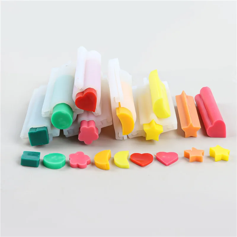 DIY Various Shapes Silicone Soap Molds Round Heart Pipe Tube Cake Chocolate Baking Molds DIY Handcraft Soap Making Tool Creative