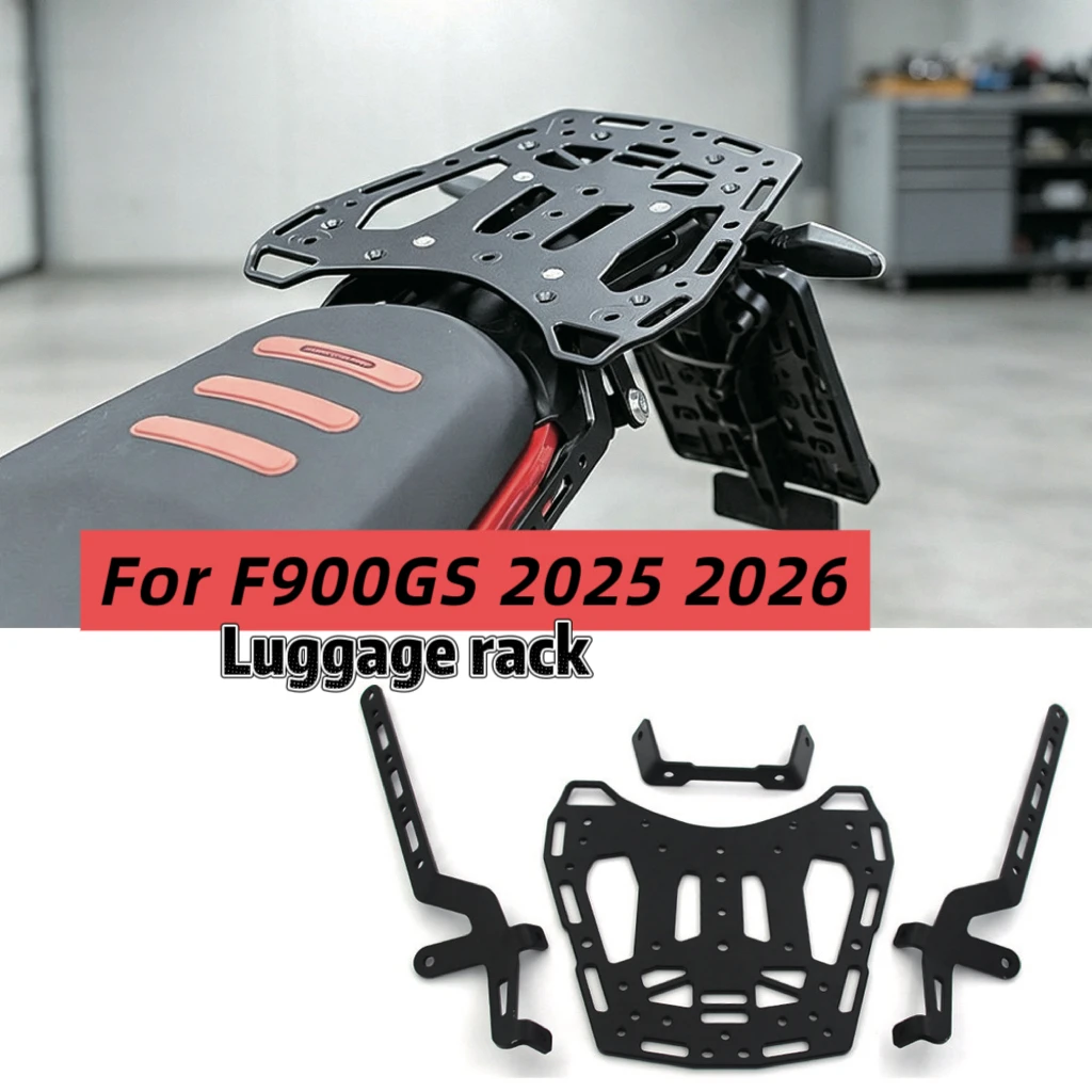 for  F900GS 2025- 2026 Durable Enlargement Rear Carrier Rack for  F900GS 2025- 2026 Motorcycle Cargo Rack Storage Box Support