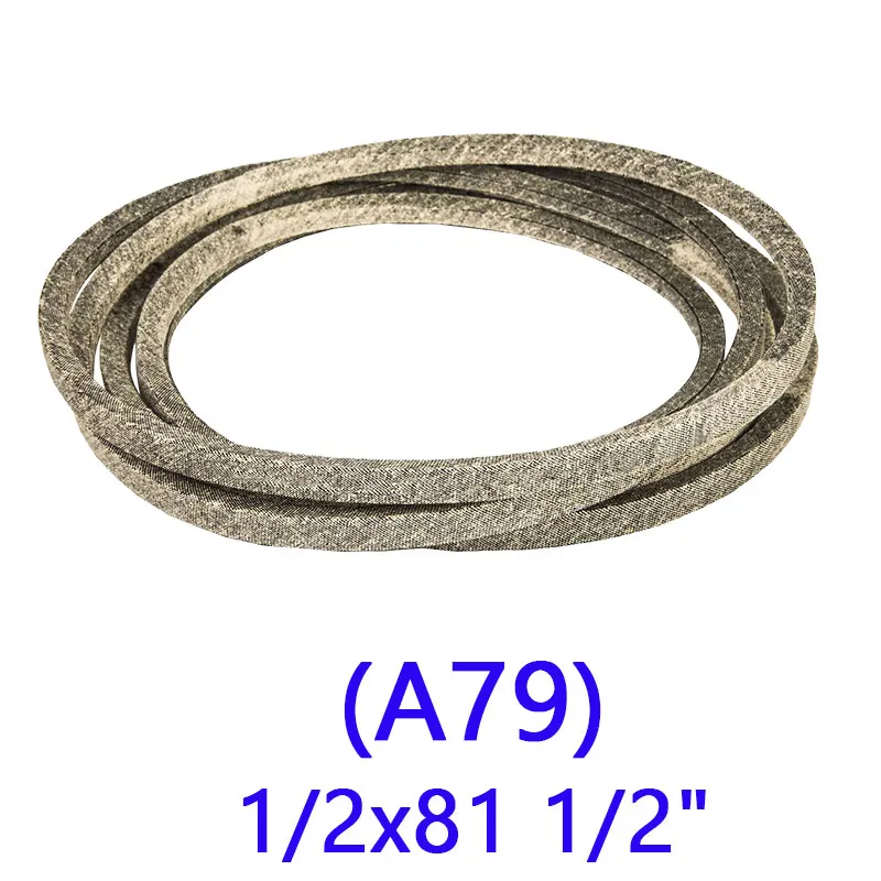 A79 490489R2 1/2X81.5 Inch V-Belt Aramid Cord Reinforced 38 42 48 Deck 70 86 123 169 Series Lawn Mower Garden Part