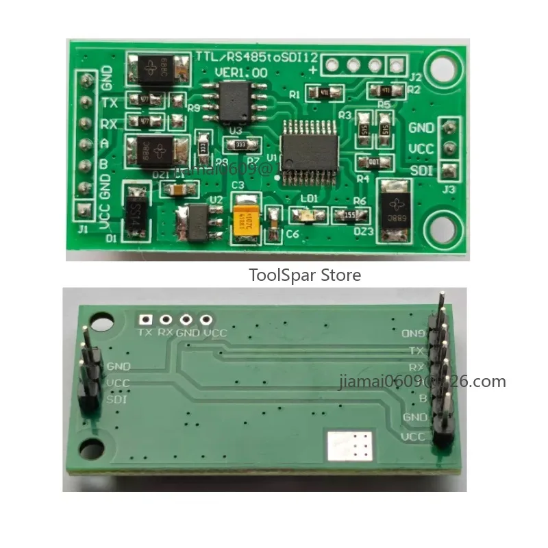 RS485 TTL To SDI-12 Protocol Converter Data Capture Debugger Transparent Transmission Module