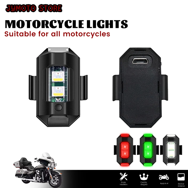 Universal Mini Drone Strobe Light Signal Light 3 Color Light Light + Battery Anti-collision DR-02 Small Light Motorcycle Signal