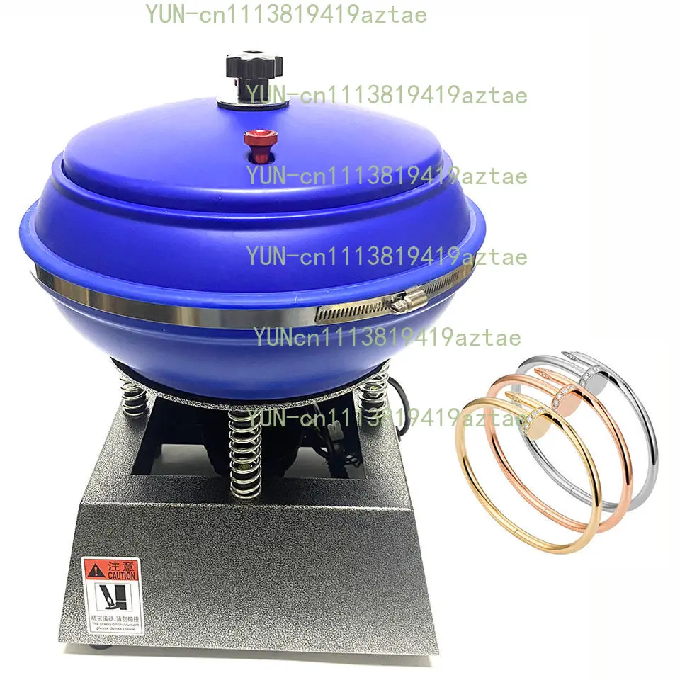 12 Inch Vibrating Polishing Machine To Clean Surface Stains Tumbling Grinder Machine For Diy Jewelry Remove Impurities Tool