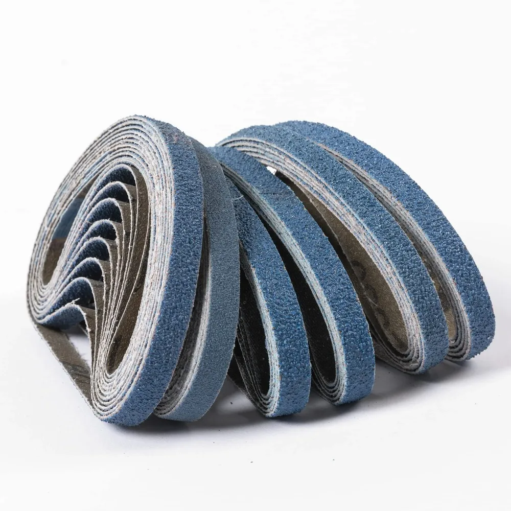 330*10mm/520*20mm/452*15mm/457*13mm Zirconia Sanding Belts 40/60/80/120 Assorted Grits Belt Sander Tool for Woodwork Metal