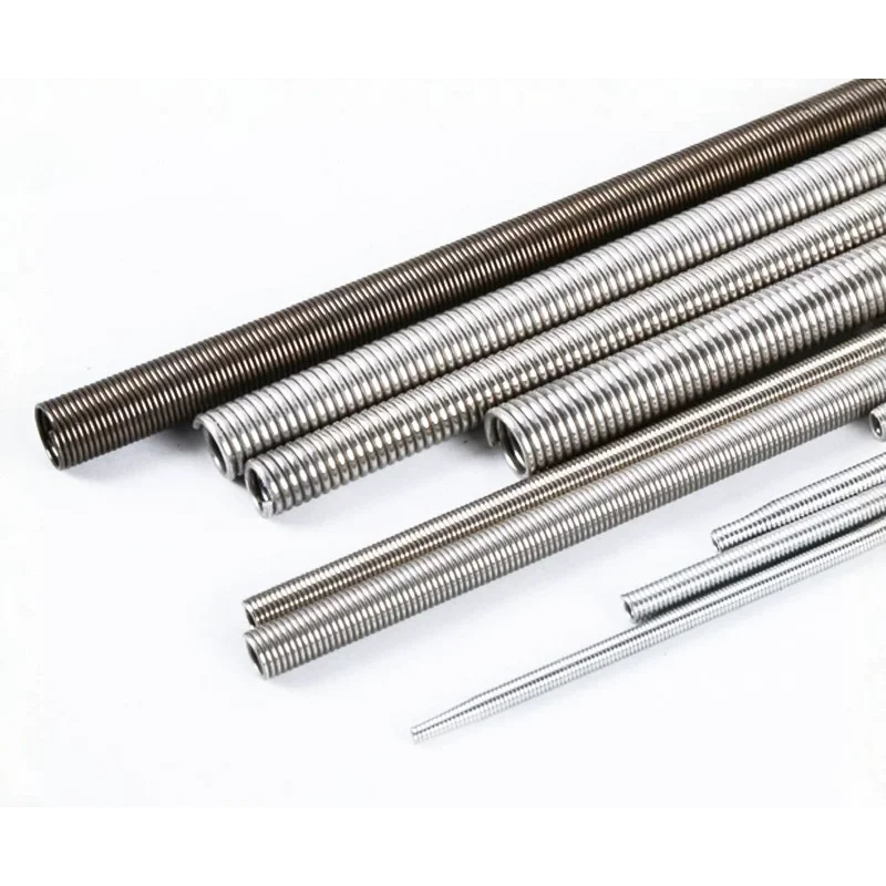 2PCS 1 Meter Custom Extension Springs Steel Tension 0.8mm Wire Diameter 4mm Outer Diameter 1000mm Length for DIY Projects