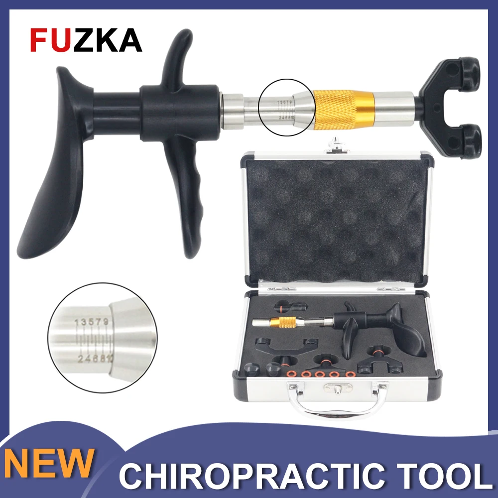 

Manual Spine Adjustment Tool Fatigue Relief Stainless Steel 4 Different Functional Heads Chiropractic Massager for Health Care