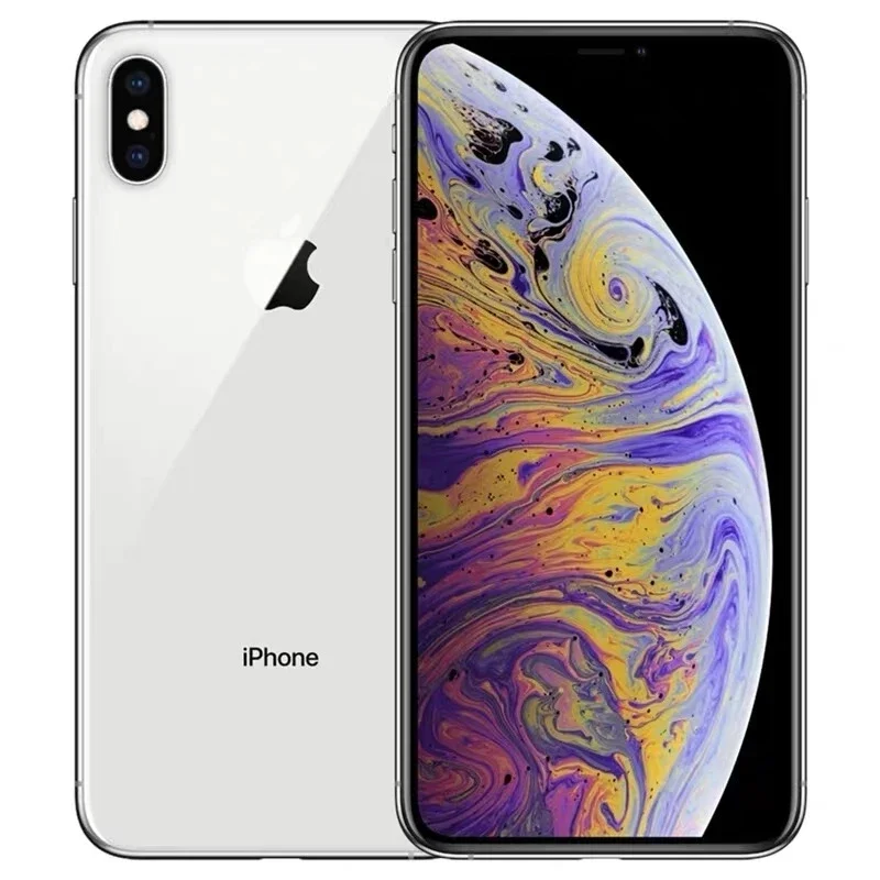 Apple iPhone XS MAX 4g SmartPhone Apple A12 Pantalla OLED de 6,5 pulgadas Cámara de 12MP 3174mAh 18W Carga IOS iPhone original usado