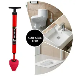 High Pressure Toilet Unblock One Shot Toilet Pipe Plunger Silicone Quickly Unblock Household Toilet Unblocking Tool