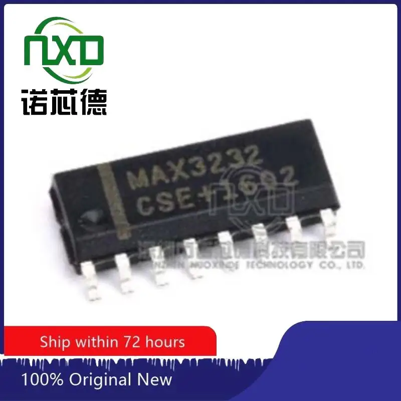 

10PCS/LOT MAX3232CSE+ MAX3232CSE+T SOIC16 New and original integrated circuit IC chip