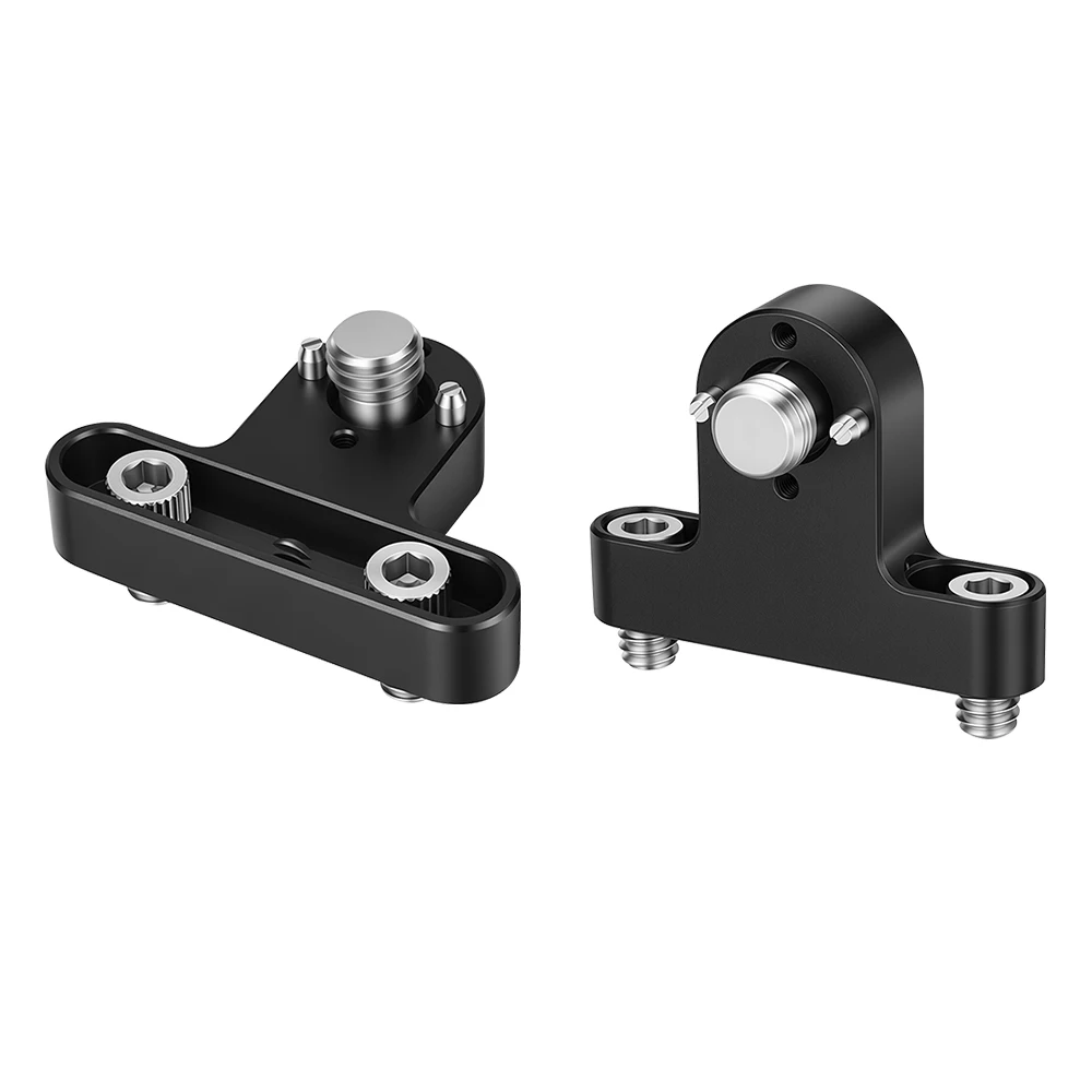 Placa vertical multifuncional para queso, placa de montaje con orificios de localización ARRI integrados para cámara y trípode
