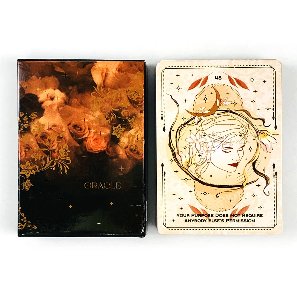 

Новые карты Oracle, 53 шт., карты Oracle, доля, гадание, вечеринка, колода, настольная игра, отлично подходит для медитации и игр для вечеринок, подарок на помолвку