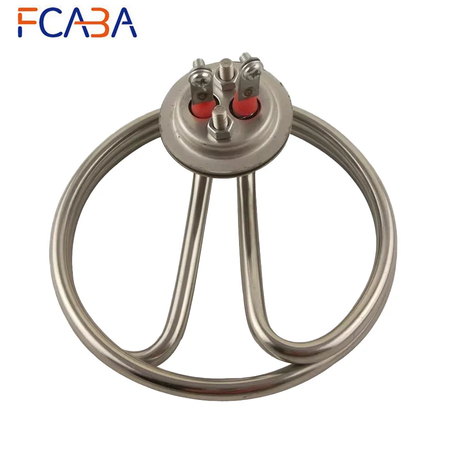 FCABA Round Shaped Stainless Steel Heating Tube Element  Electric Water Heater Pipe for Water Heating